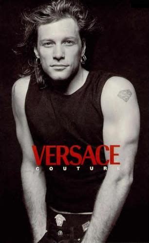 bon jovi versace ad|Versace's most iconic images from the campaigns of the past 20 .